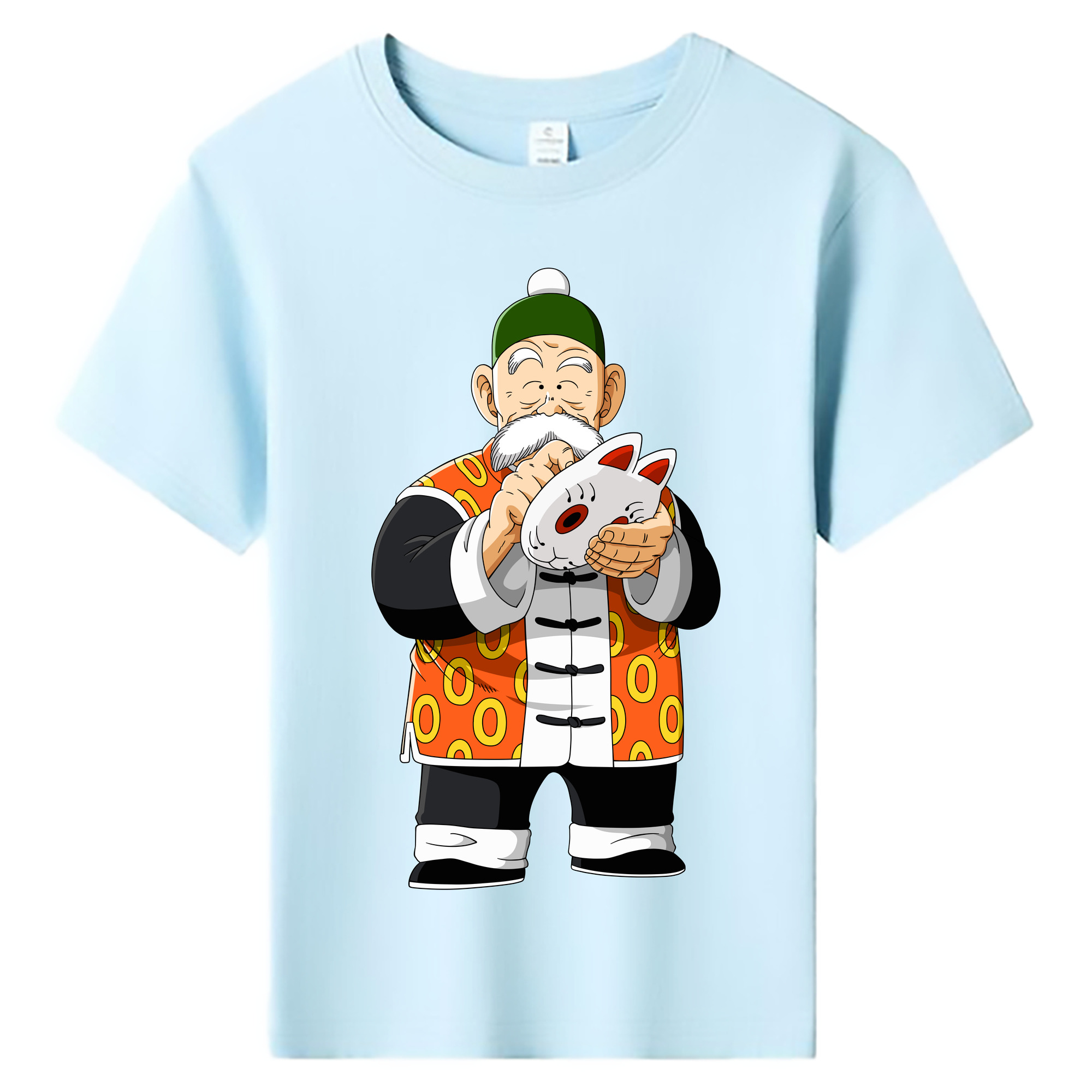 （画像用） ドラゴンボール 亀仙人（かめせんにん） DRAGON BALL Master Roshi Kame Sennin 綿100％キッズTシャツ（フロントプリント）